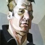 Portrait of the Artist as a Middle Aged Tyro (Acrylic on Paper on Board 58cm x 83cm)