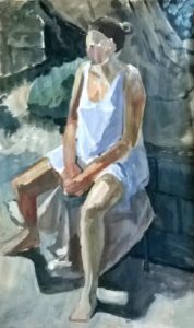 Seated-Figure-in-Garden