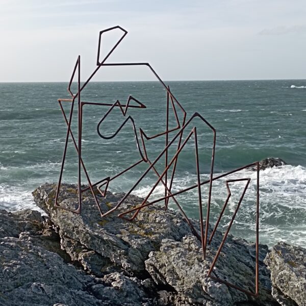 Recumbent Figure Taking a Line for a Walk in Cartesian Space 3